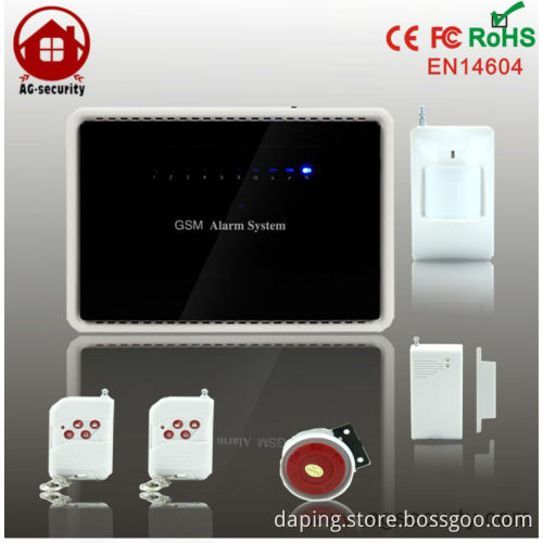 Wireless GSM/SMS 433/315MHz Home Alarm System with Voice Prompt